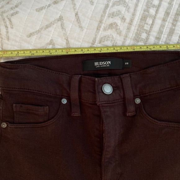 NWT Hudson Barbara Chocolate Brown Jeans Sz 25 - Picture 5 of 9